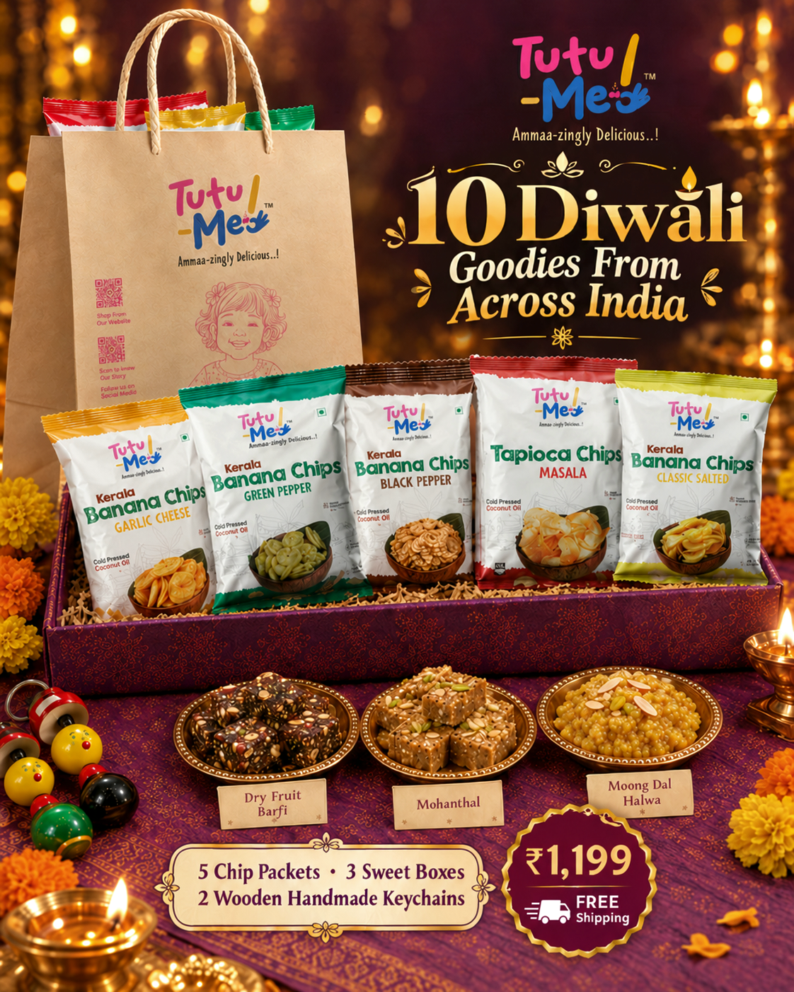 Tutu-Me! Diwali Combo